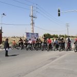 برگزاری مسابقه دوچرخه سواری یادواره دفاع مقدس