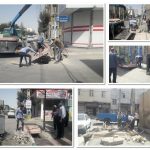 انجام امور درخواستی شهروندان در رابطه با تعمیر و اصلاح معابر توسط واحد امانی شهرداری صالحیه