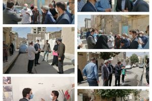 بازدید مشترک رئیس شورای شهر صالحیه اعتراضات مردم درخصوص معضل آب شرب