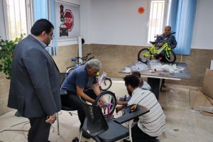 پارک آموزش ترافیک شهر صالحیه به 25 عدد دوچرخه تجهیز شد