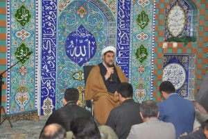 برگزاری مراسم پرفیض زیارت عاشورا با حضور شهردار و امام جمعه گلستان در شهرداری صالحیه