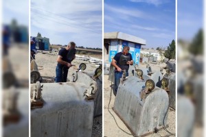 ساماندهی باکس های زباله محدوده سوم طرح جهادی محله محور