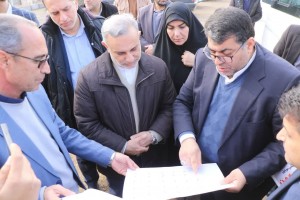 بازدید مراد مرادی، سرپرست فرمانداری بهارستان از پروژه های عمرانی شهرداری صالحیه
