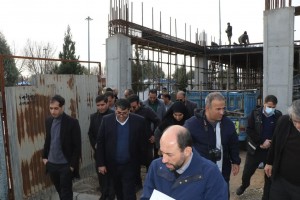 بازدید مراد مرادی، سرپرست فرمانداری بهارستان از پروژه های عمرانی شهرداری صالحیه