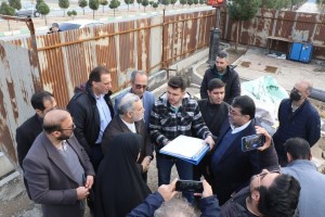 بازدید مراد مرادی، سرپرست فرمانداری بهارستان از پروژه های عمرانی شهرداری صالحیه