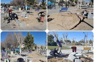 ساخت سکوهای مدیریت بحران در بوستان‌های شهر صالحیه/ آمادگی شهر برای حوادث غیرمترقبه