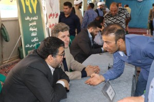 حضور شهردار و شورای شهر صالحیه در نماز جمعه بخش گلستان