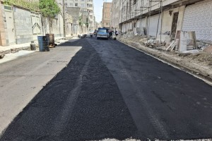  اجرای عملیات زیرسازی و آسفالت کوچه بهارستان نهم