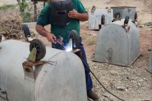 تعمیر و بازسازی مخازن زباله مستعمل سطح شهر