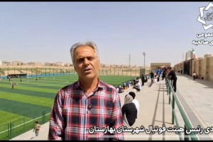 محمودی، رئیس هیئت فوتبال شهرستان بهارستان
