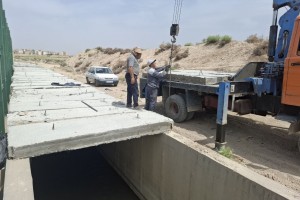 پروژه سرپوش‌گذاری کانال سیاب صالحیه وارد فاز جدید شد