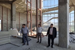 بازدید میدانی مدیران شهری صالحیه از شهربازی شاپرک و پروژه سالن اجلاس