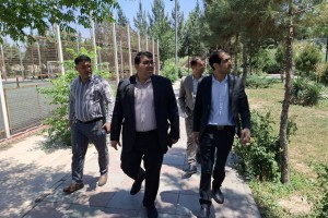 بازدید میدانی مدیران شهری صالحیه از شهربازی شاپرک و پروژه سالن اجلاس