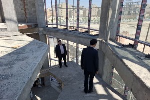 بازدید میدانی مدیران شهری صالحیه از شهربازی شاپرک و پروژه سالن اجلاس