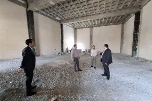 بازدید میدانی مدیران شهری صالحیه از شهربازی شاپرک و پروژه سالن اجلاس