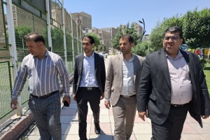 بازدید میدانی مدیران شهری صالحیه از شهربازی شاپرک و پروژه سالن اجلاس