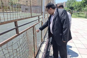 بازدید میدانی مدیران شهری صالحیه از شهربازی شاپرک و پروژه سالن اجلاس