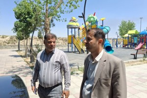 بازدید میدانی مدیران شهری صالحیه از شهربازی شاپرک و پروژه سالن اجلاس