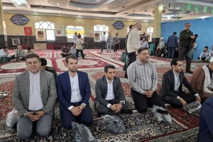  مراسم اولین سالگرد شهدای خدمت در شهرستان بهارستان برگزار شد