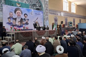  مراسم اولین سالگرد شهدای خدمت در شهرستان بهارستان برگزار شد