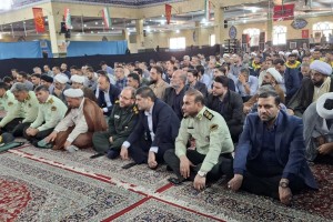  مراسم اولین سالگرد شهدای خدمت در شهرستان بهارستان برگزار شد