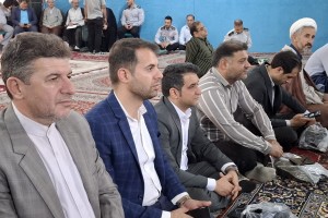  مراسم اولین سالگرد شهدای خدمت در شهرستان بهارستان برگزار شد