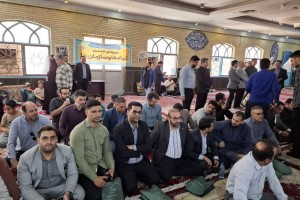  مراسم اولین سالگرد شهدای خدمت در شهرستان بهارستان برگزار شد