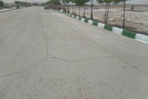 رنگ‌آمیزی و زیباسازی جداول آرامستان بهشت فاطمه (س)