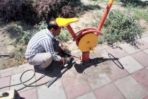 تعویض و نصب ست‌های ورزشی در فاز اول و دوم بوستان نهج‌البلاغه