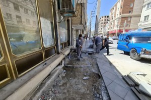 بازسازی کفپوش فرسوده خیابان شهید نقاوت