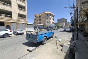 بازسازی کفپوش فرسوده خیابان شهید نقاوت