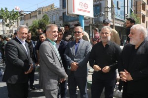 مراسم تشییع و تدفین شهید مدافع وطن "مهدی خدائی" در شهر صالحیه برگزار شد