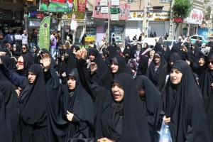 مراسم تشییع و تدفین شهید مدافع وطن "مهدی خدائی" در شهر صالحیه برگزار شد