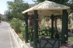 آغاز عملیات بازپیرایی و شادابسازی محیطی بوستان نهجالبلاغه