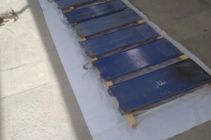 اجرای طرح زنگارزدایی، ترمیم و رنگآمیزی تابلوهای شناسایی معابر شهر صالحیه