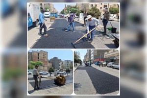 ترمیم و بازسازی نوار حفاری خیابان ولیعصر(عج)