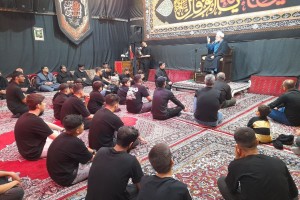 آیین گرامیداشت نهمین سالگرد شهادت شهید مدافع حرم «بشیر توانایی پور» در صالحیه برگزار شد