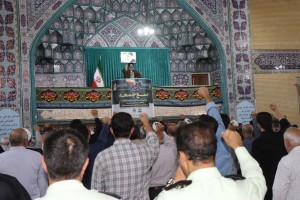 اقامه باشکوه نماز جمعه بخش گلستان به امامت حجت‌الاسلام والمسلمین موسوی