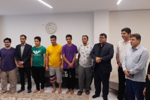بازدید شهردار و اعضای شورای اسلامی شهر صالحیه از موسسه خیریه «حامی غنچه‌های مهر»