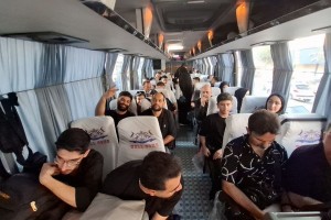 آیین بدرقه زائران اربعین حسینی شهر صالحیه برگزار شد  