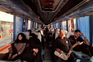 آیین بدرقه زائران اربعین حسینی شهر صالحیه برگزار شد  