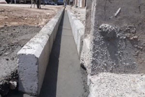  عملیات ترمیم و نوسازی جداول فرسوده کوچه میلان پنجم انجام شد