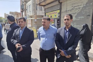 برگزاری مراسم تشییع مادر شهیدان والامقام محمدرضا و یونس کاووسی