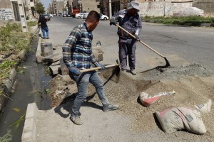 احداث پل بتنی در ورودی کوچه گلستان 28 برای تسهیل تردد ساکنان