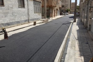 عملیات روکش آسفالت گذر میلان یازدهم