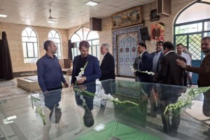 تجدید میثاق مسئولان بهارستان با آرمان‌های شهدا در هفته دولت