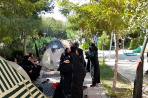 رزمایش سراسری پایگاه‌های مقاومت بسیج صالحیه با همکاری پارک بانوان ریحانه برگزار شد  
