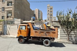 پلمپ واحد مسکونی متخلف به دلیل تخلفات زیست‌محیطی 