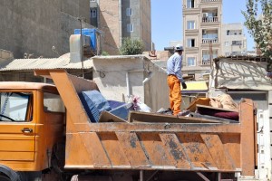 پلمپ واحد مسکونی متخلف به دلیل تخلفات زیست‌محیطی 