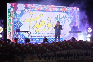 شبی که صالحیه غرق نور شد؛ هم‌نوایی قلوب در جشن «دو نور هدایت»  